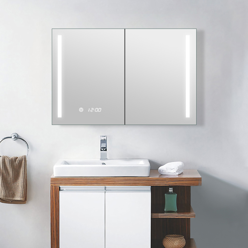 EU và Hoa Kỳ Luxury LED Đèn chiếu sáng phòng tắm Gương Y học Tủ-ENE-AC-103